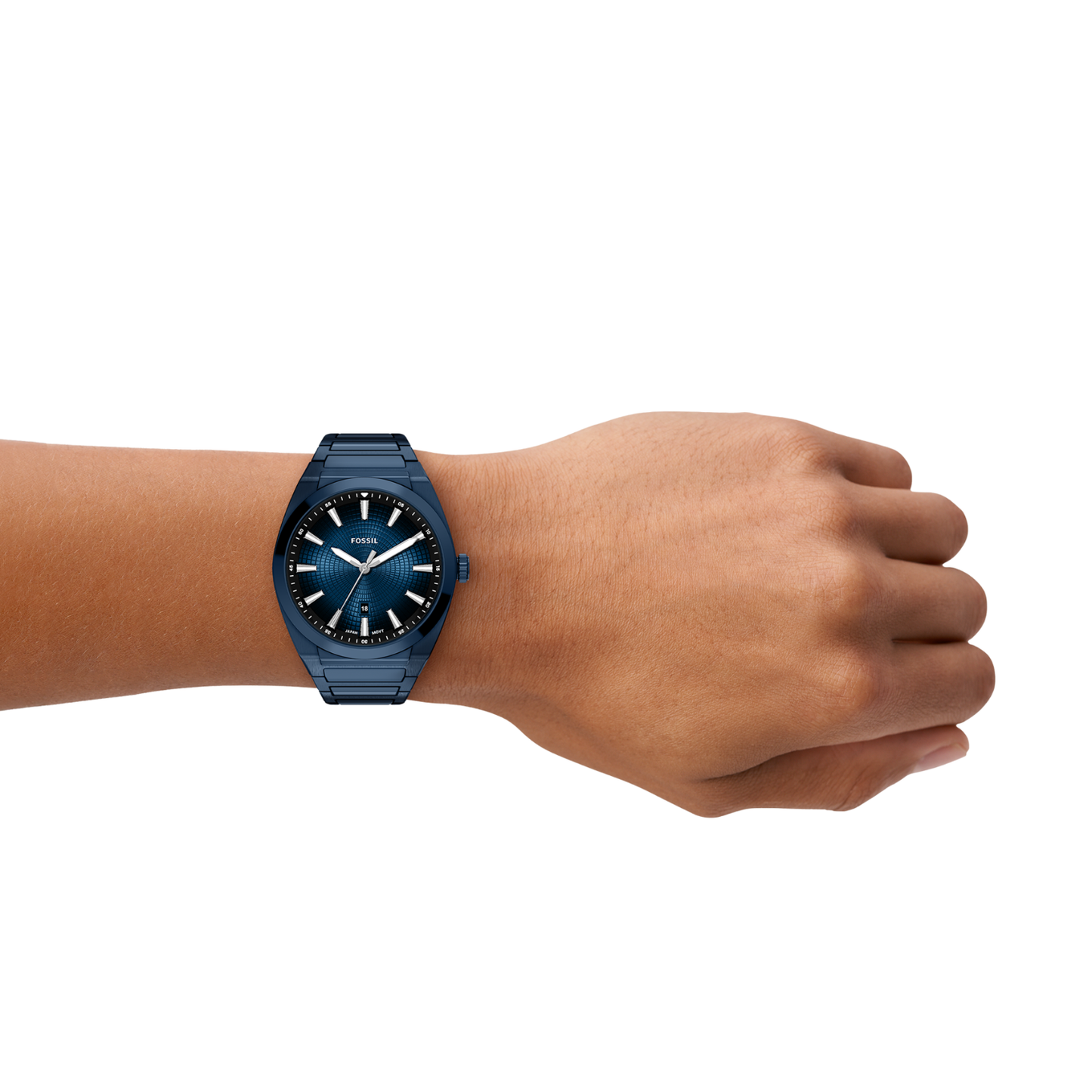 Reloj Análogo Casual Azul Oscuro de Hombre