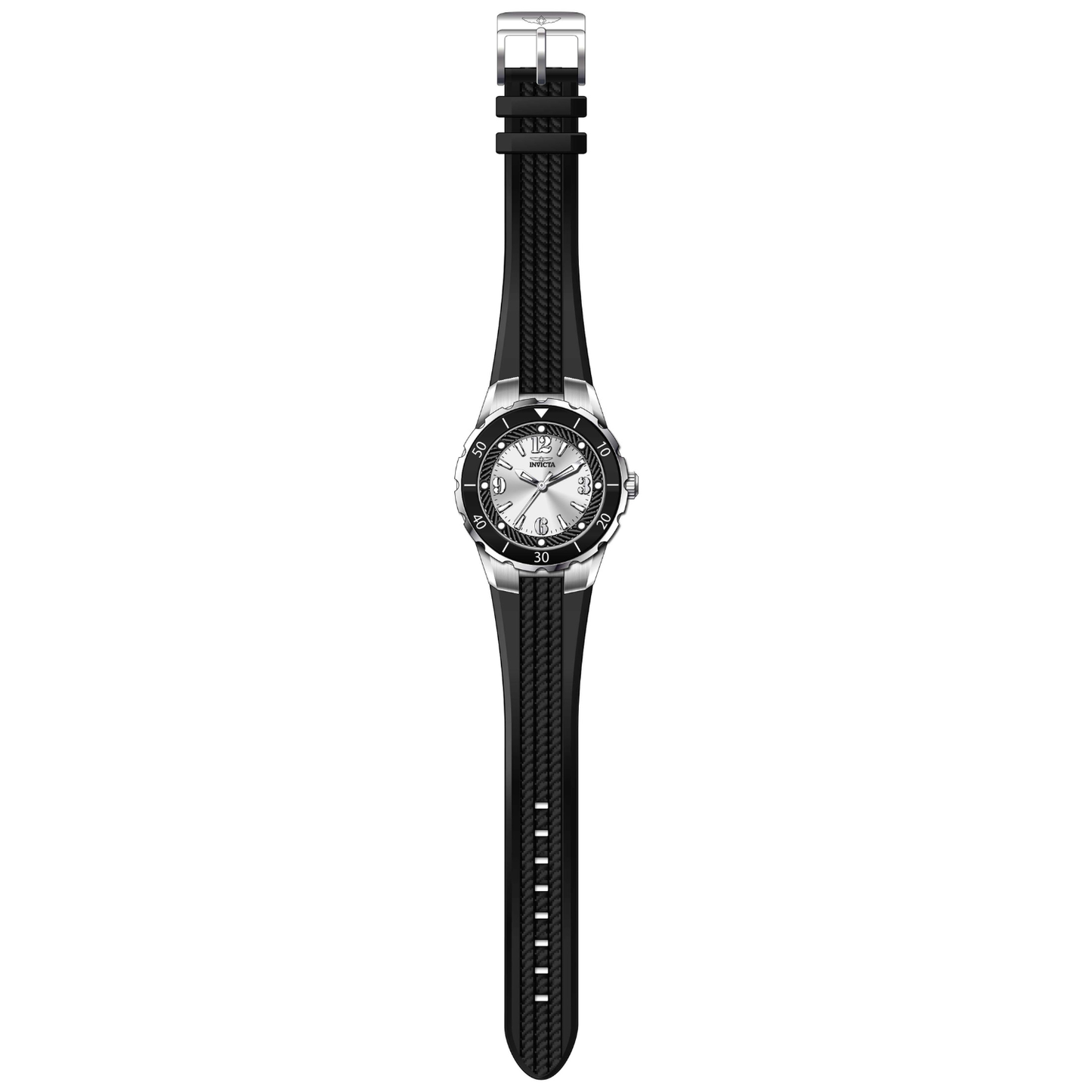 Reloj Análogo Casual Plateado de Mujer