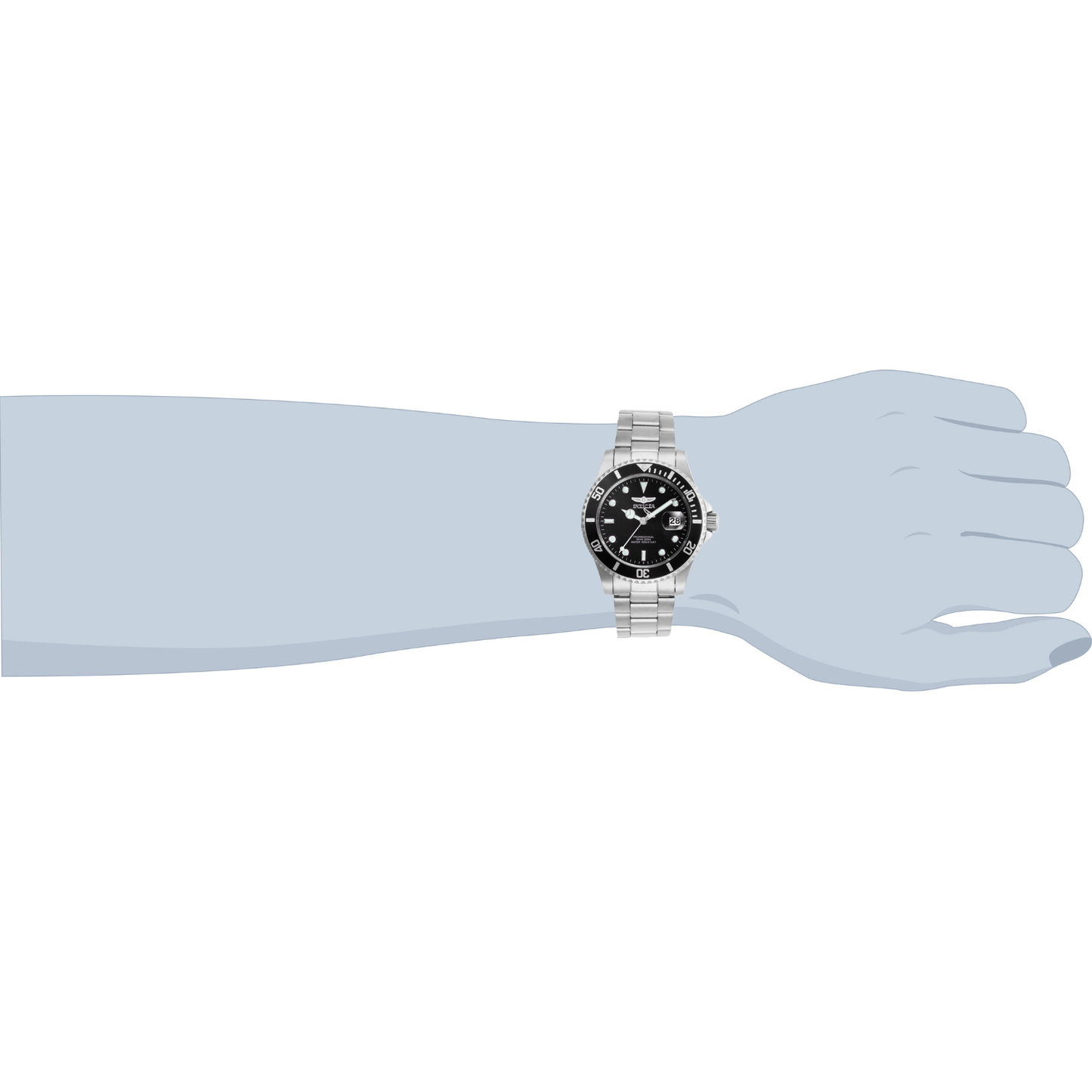 Reloj Análogo Ejecutivo Plateado de Hombre