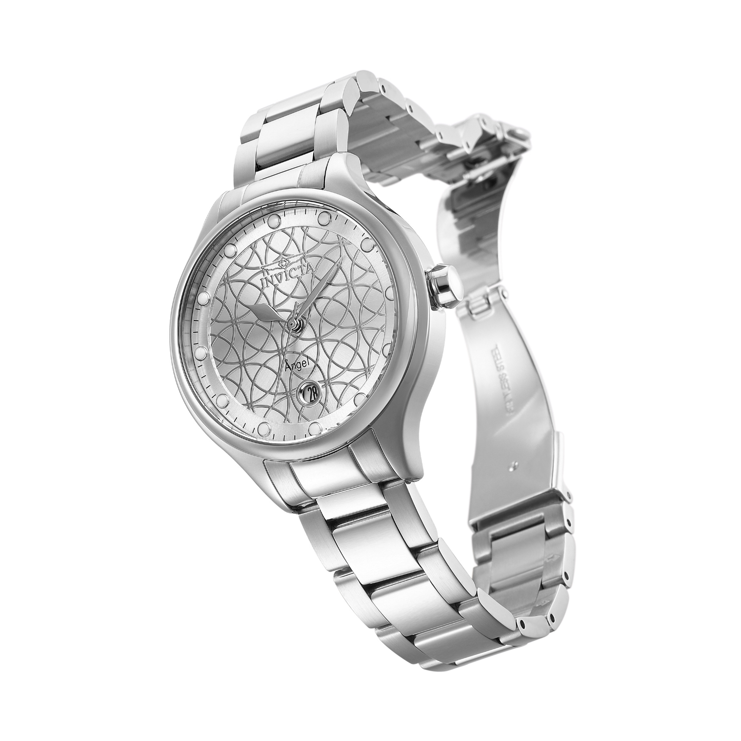 Reloj Análogo Ejecutivo Plateado de Mujer