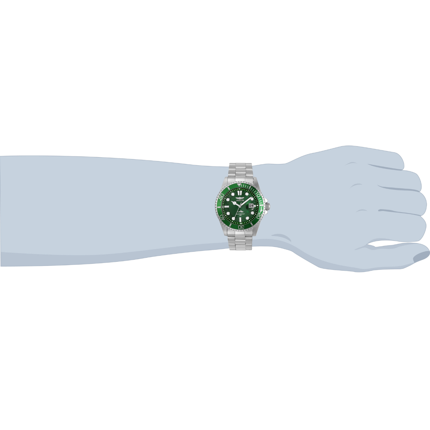 Reloj Análogo Ejecutivo Plateado de Hombre