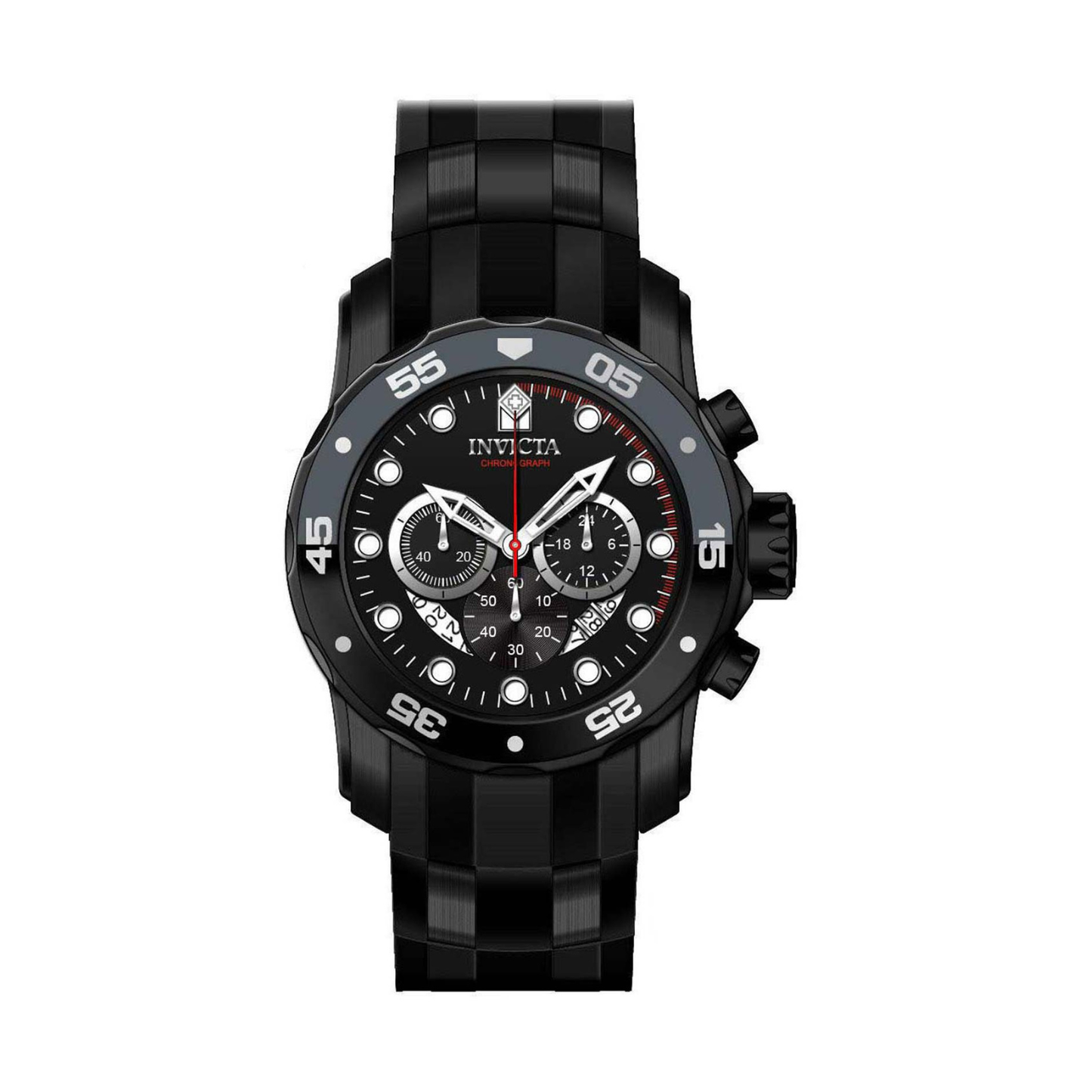 Reloj Análogo Casual Negro de Hombre