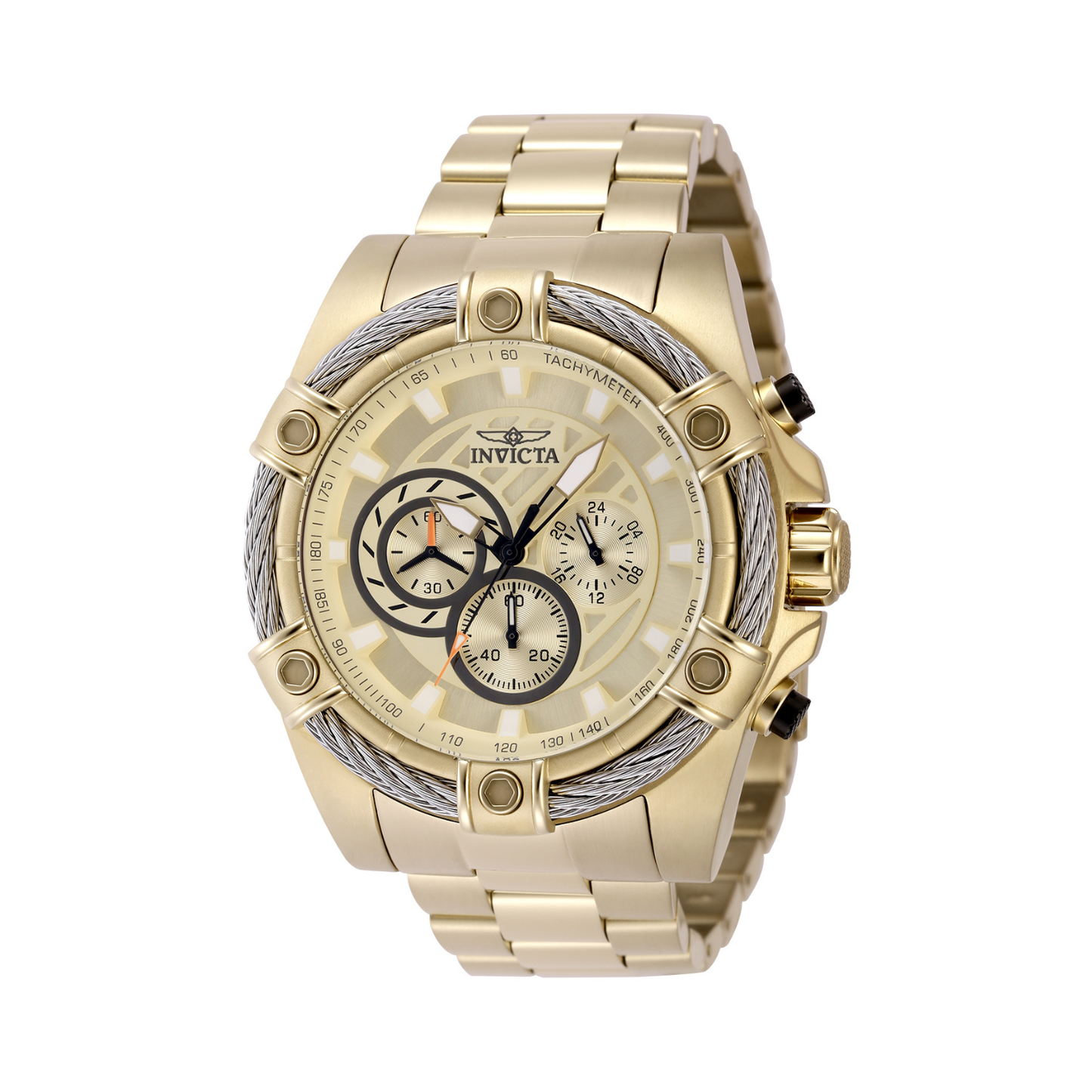 Reloj Análogo Ejecutivo Dorado de Hombre