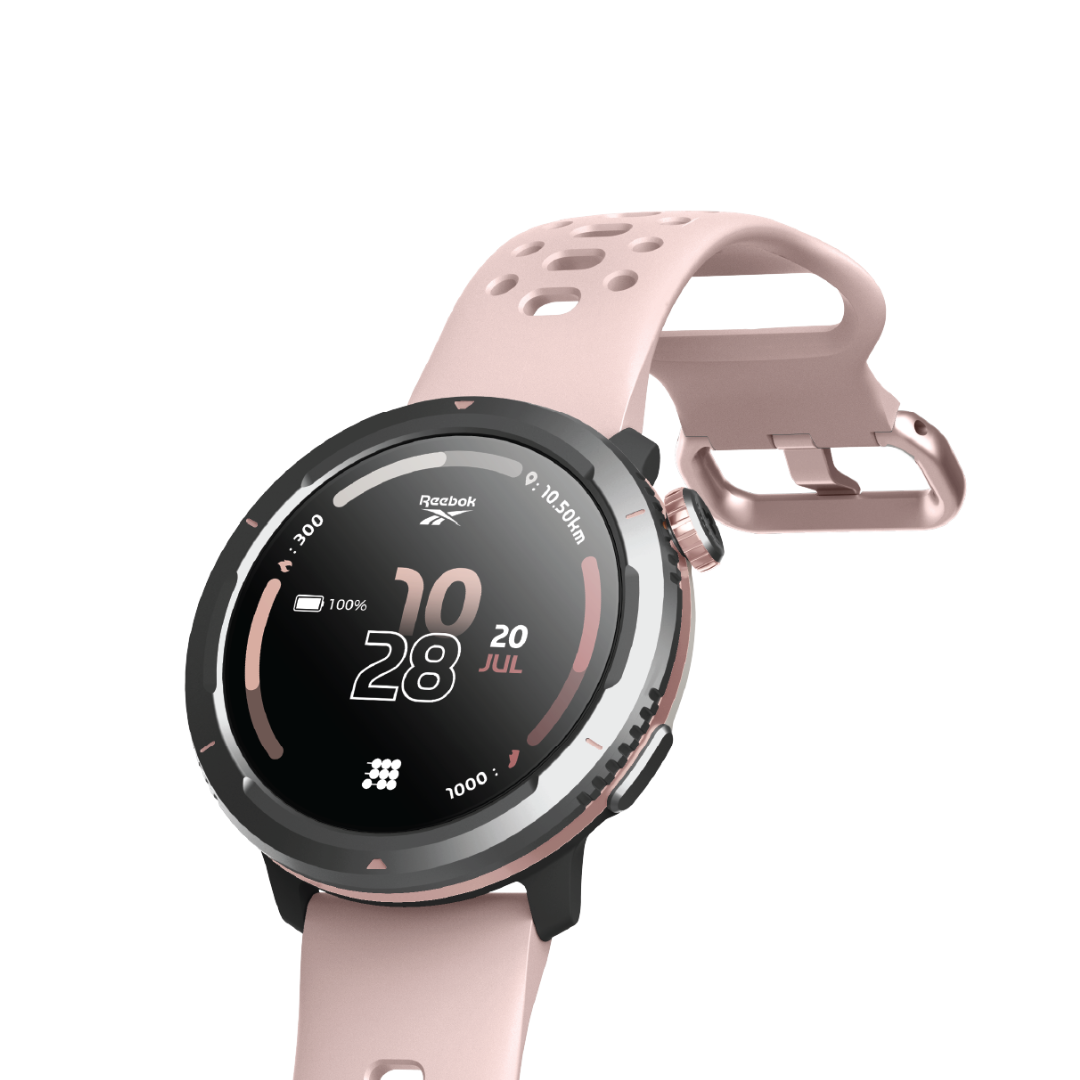 Reloj Digital Smartwatch Sport Cubitt x Reebok Generación 2 Rosado Unisex