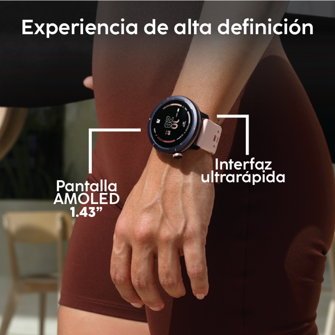 Reloj Digital Smartwatch Sport Cubitt x Reebok Generación 2 Rosado Unisex