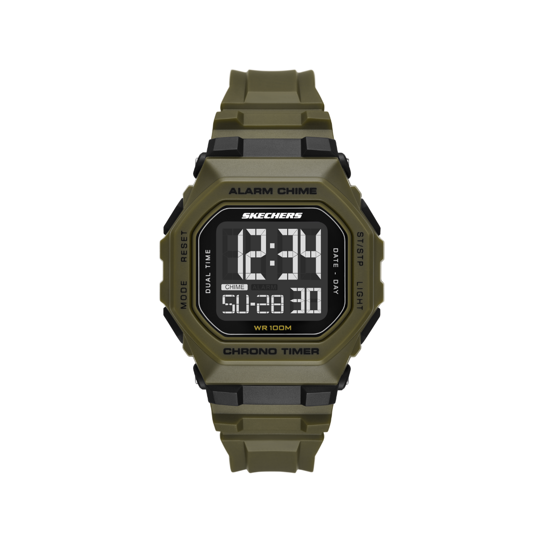 Reloj Digital Sport Verde de Hombre