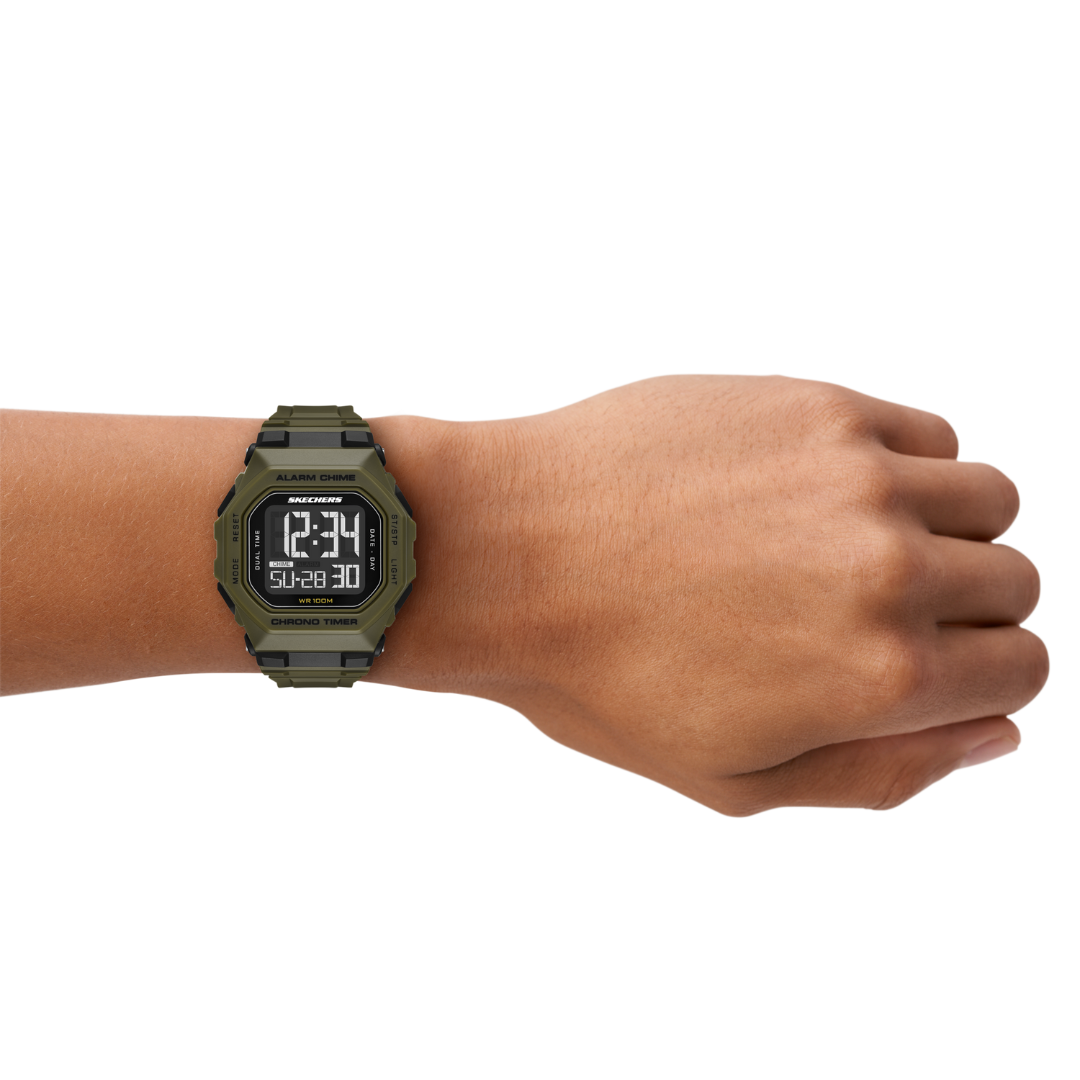Reloj Digital Sport Verde de Hombre