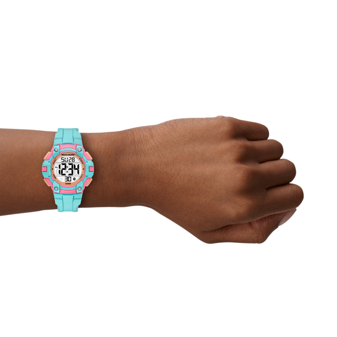 Reloj Digital Sport Turquesa de Mujer