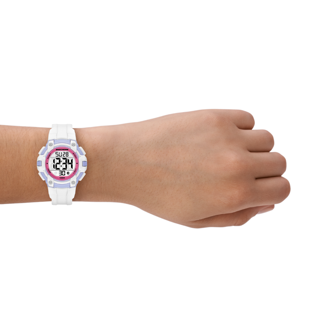 Reloj Digital Sport Blanco de Mujer