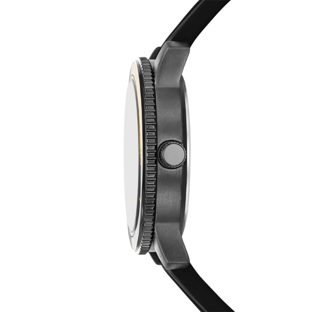 Reloj Análogo Casual Plateado de Hombre