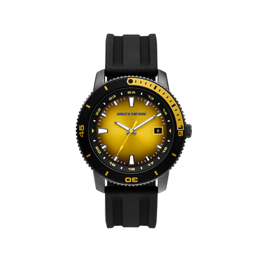 Reloj Análogo Casual Plateado de Hombre