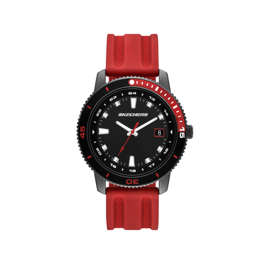 Reloj Análogo Casual Plateado de Hombre