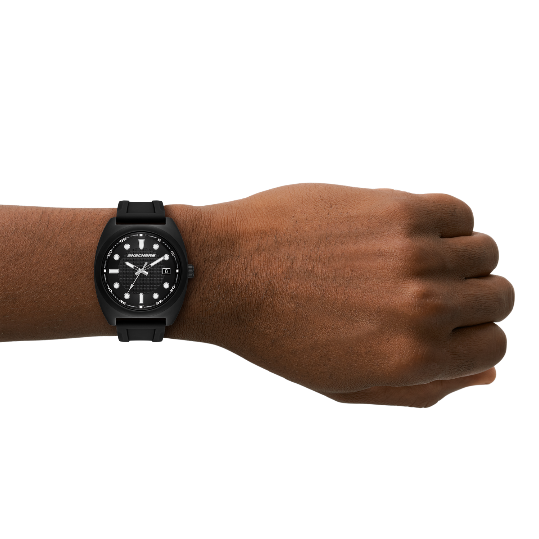 Reloj Análogo Casual Negro de Hombre