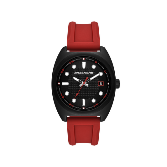 Reloj Análogo Casual Rojo de Hombre