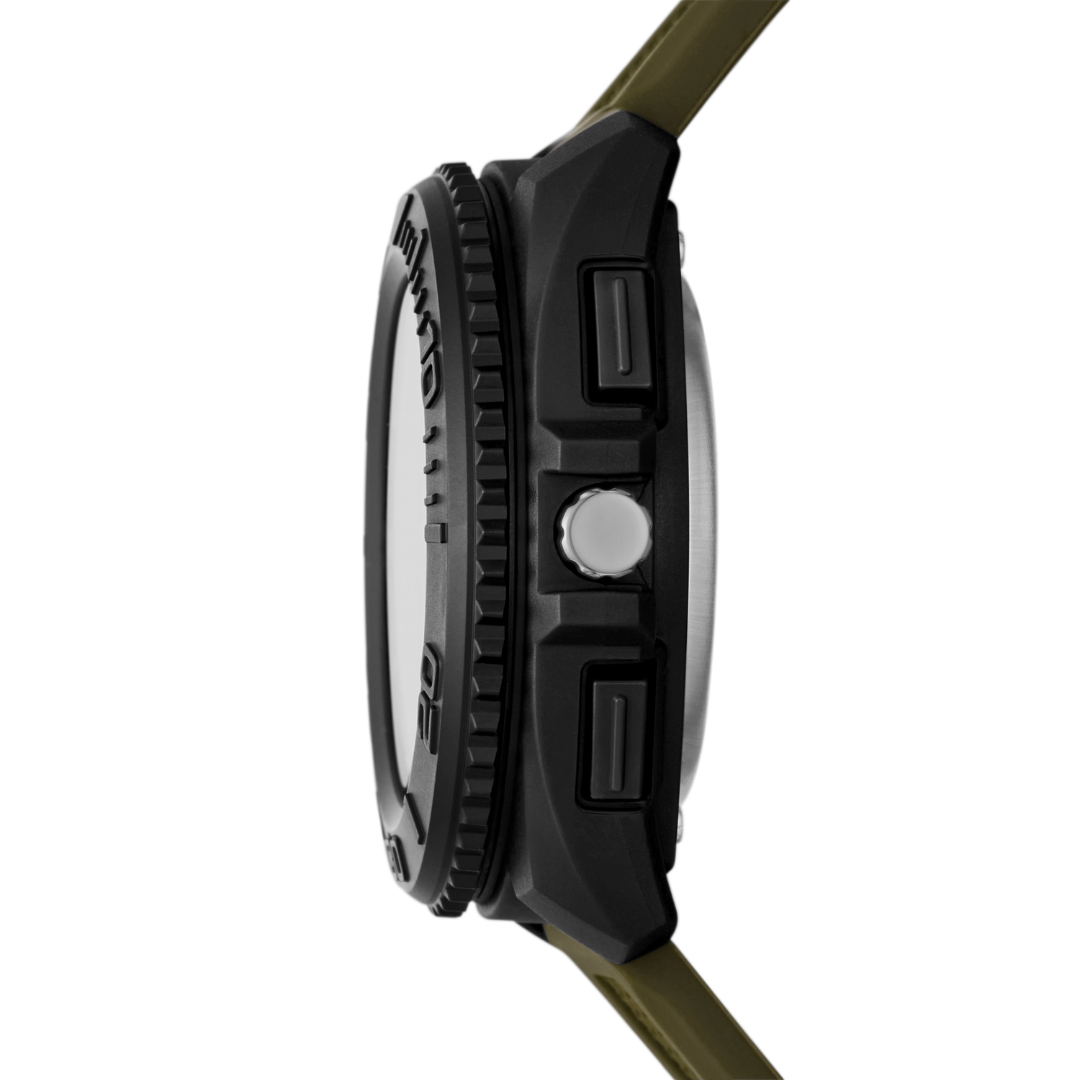 Reloj Análogo-Digital Casual Negro de Hombre