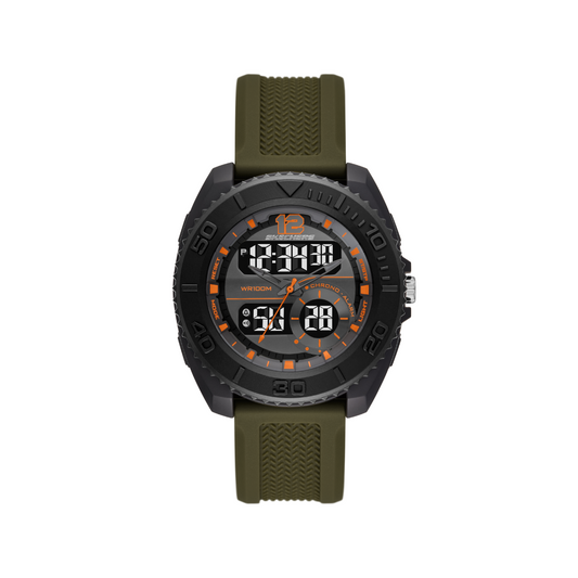 Reloj Análogo-Digital Casual Negro de Hombre