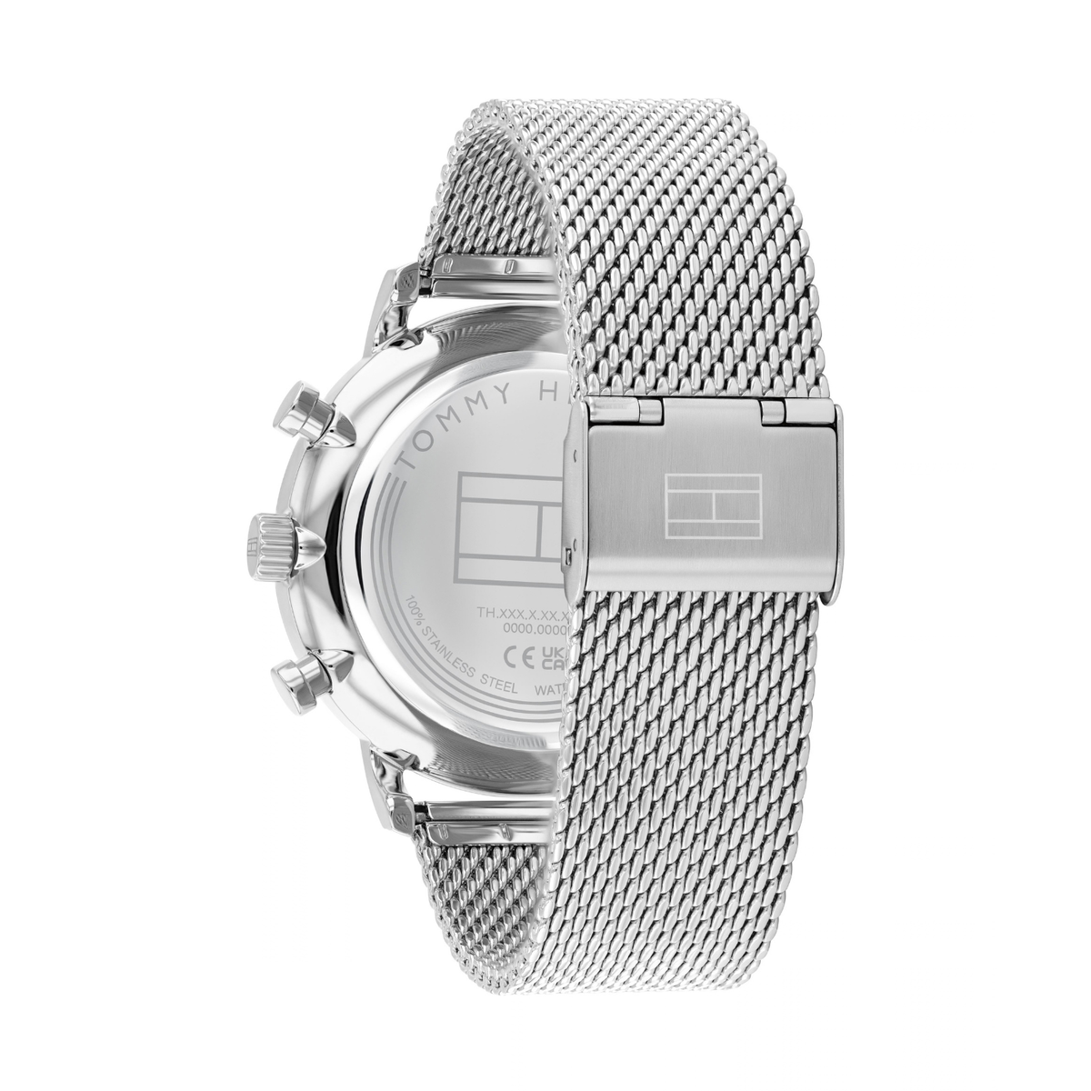 Reloj Análogo Tommy Hilfiger Legend Cuarzo Negro y Plateado de Hombre