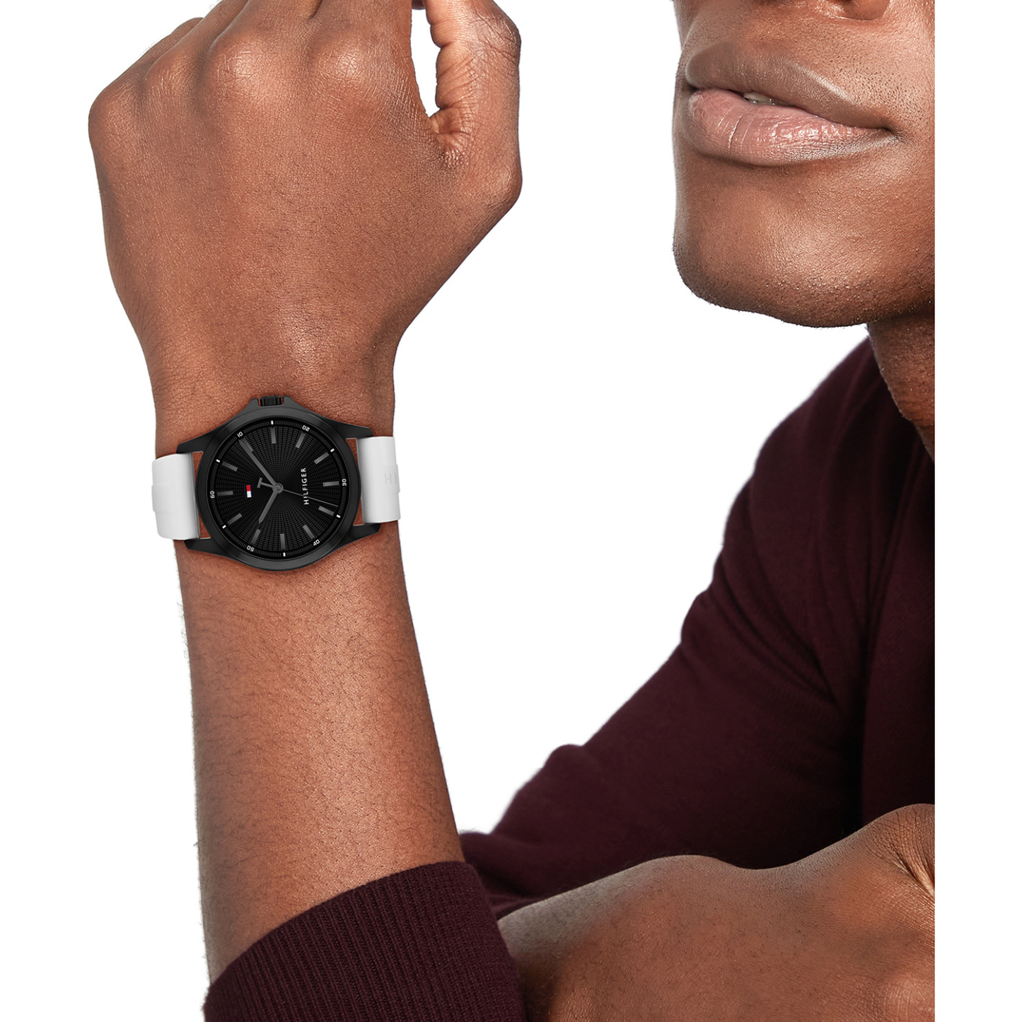 Reloj Análogo Casual Negro de Hombre