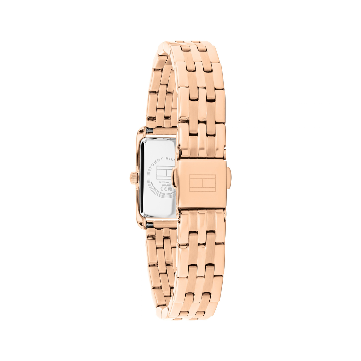 Reloj Análogo Tommy Hilfiger Madison Cuarzo Negro y Oro Rosa de Mujer