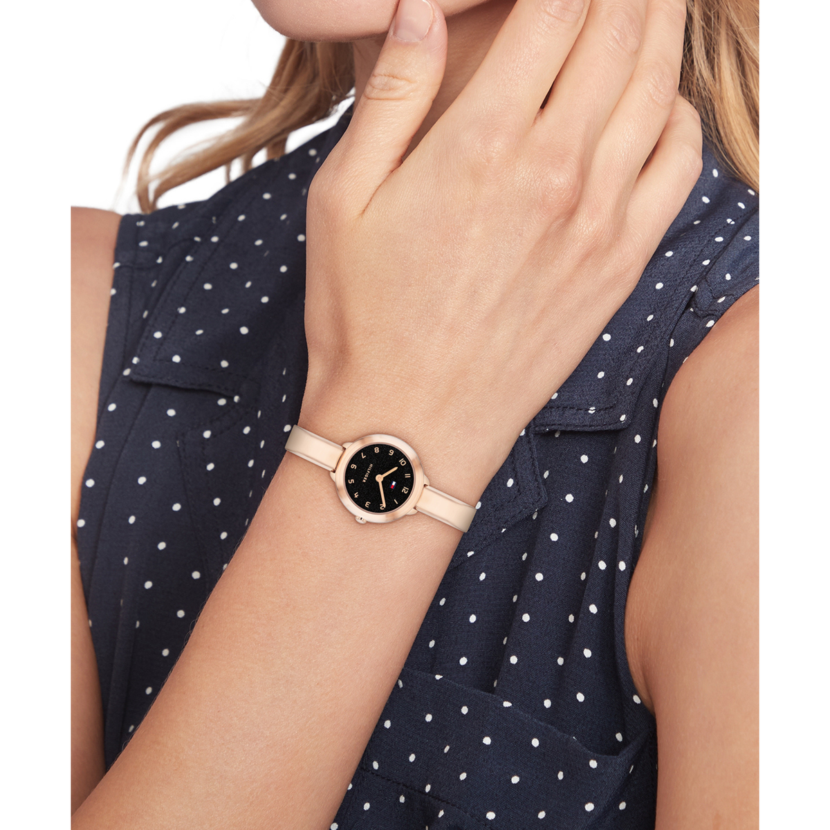 Reloj Análogo Demi Bangle Casual Oro Rosa de Mujer