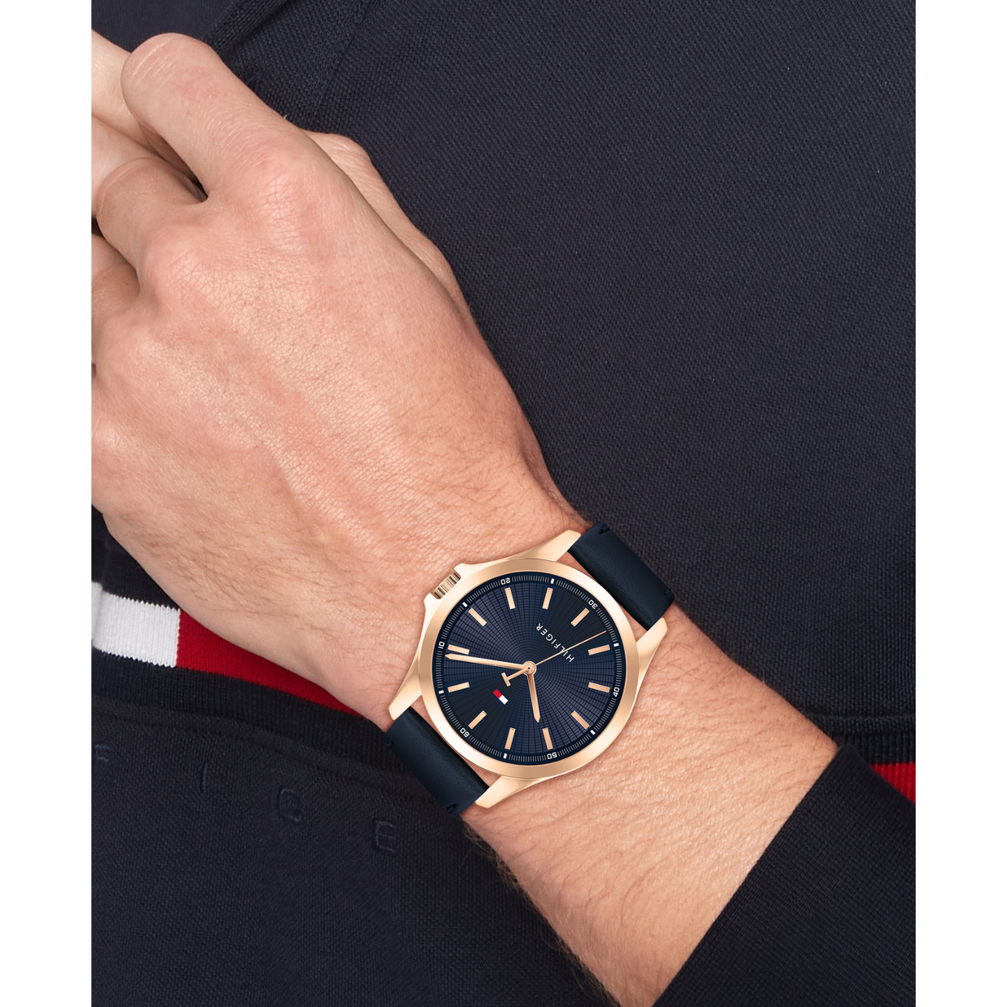 Reloj Análogo Casual Oro Rosa de Hombre