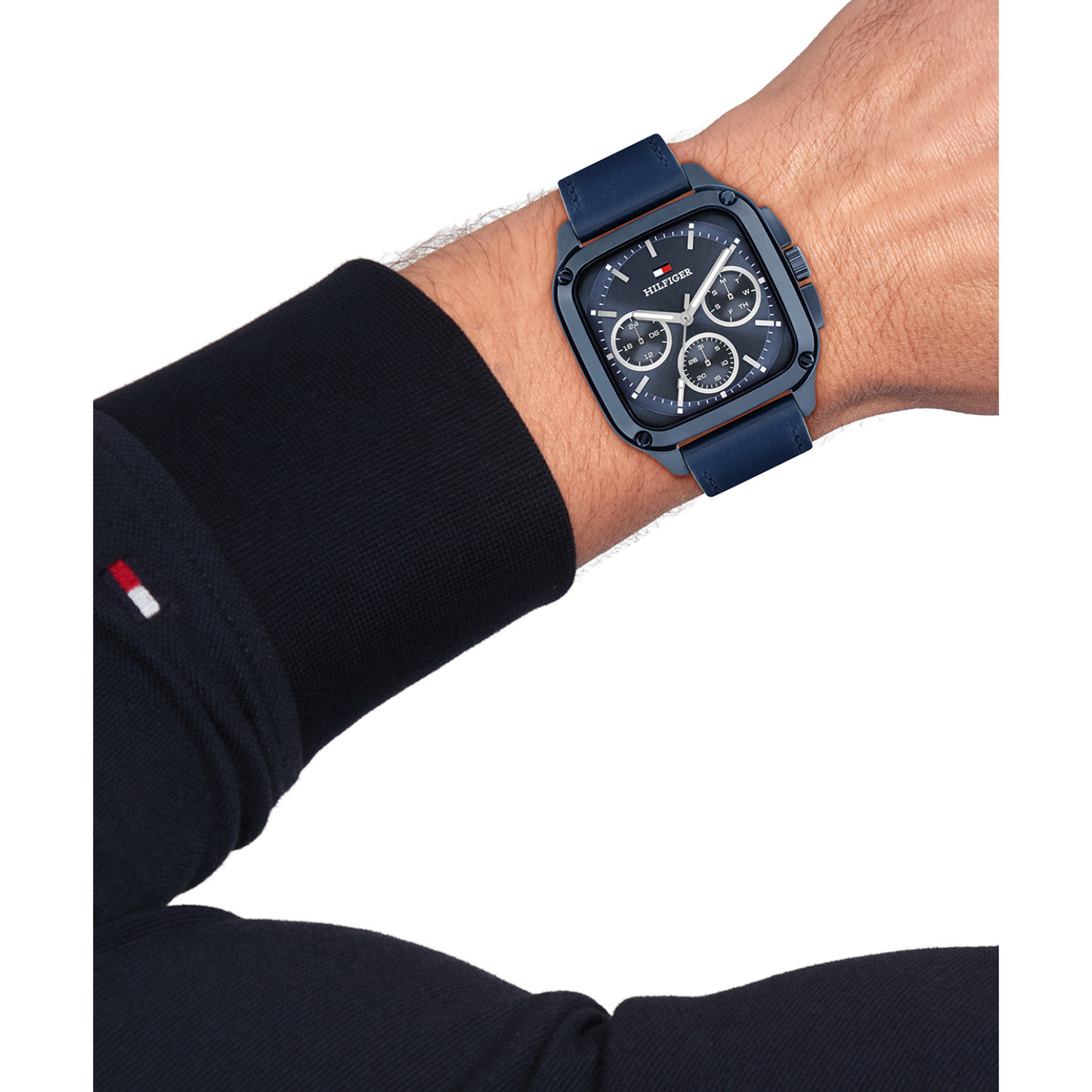 Reloj Análogo Casual Azul Oscuro de Hombre