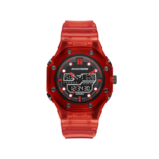 Relog Análogo-Digital Sport Rojo de Hombre