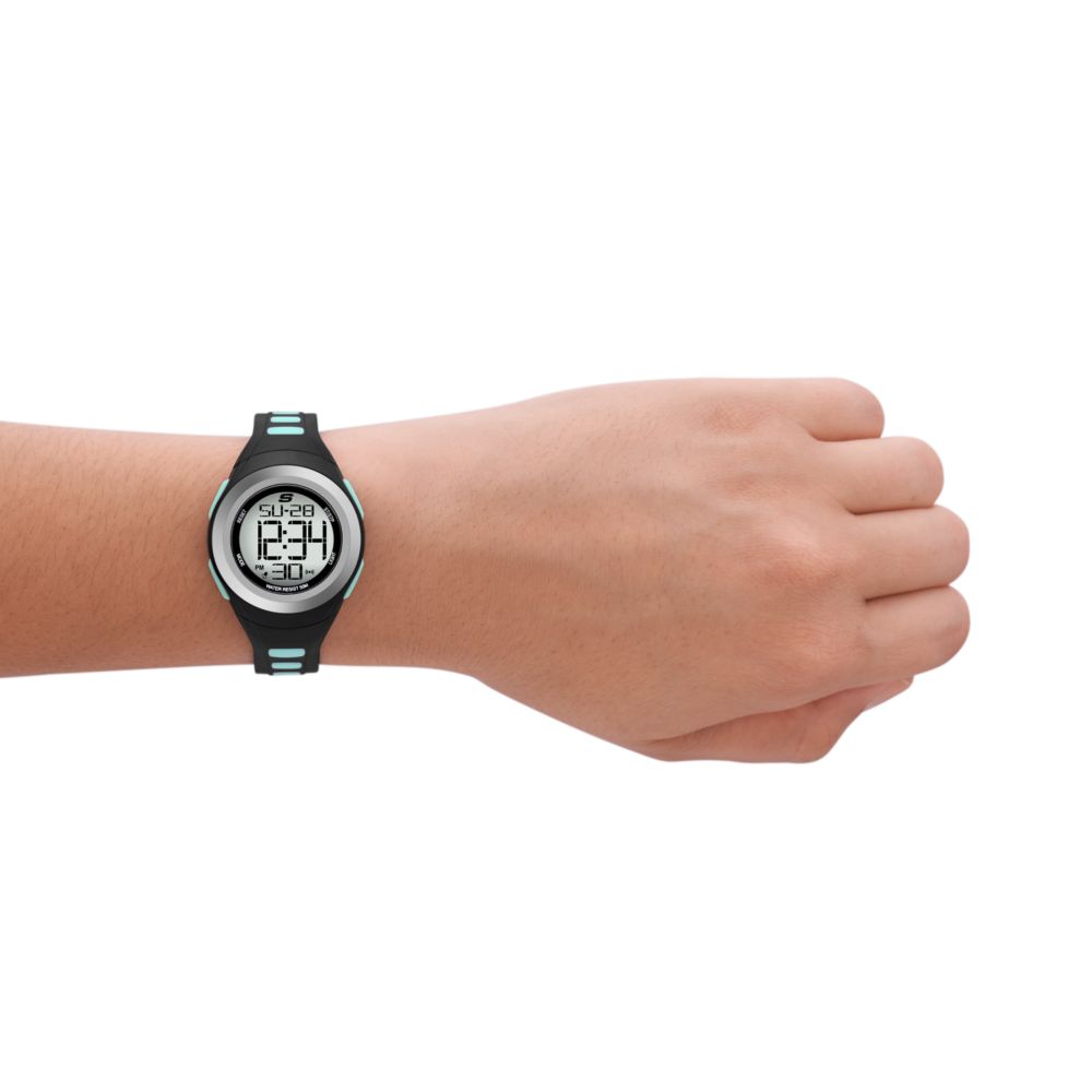 Reloj Digital Tennyson Juvenil Negro de Mujer