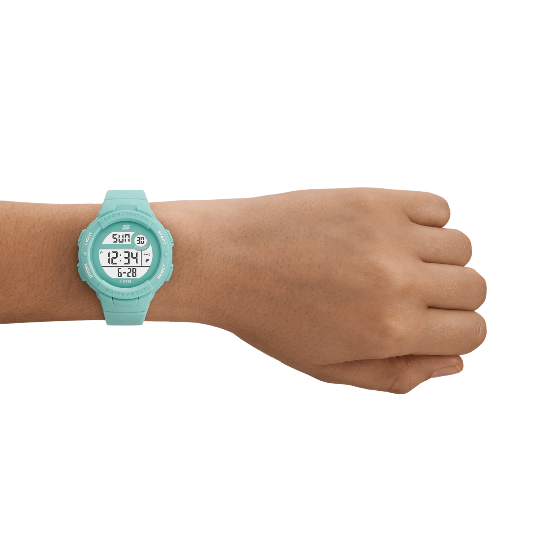 Reloj Digital Sport Turquesa de Mujer