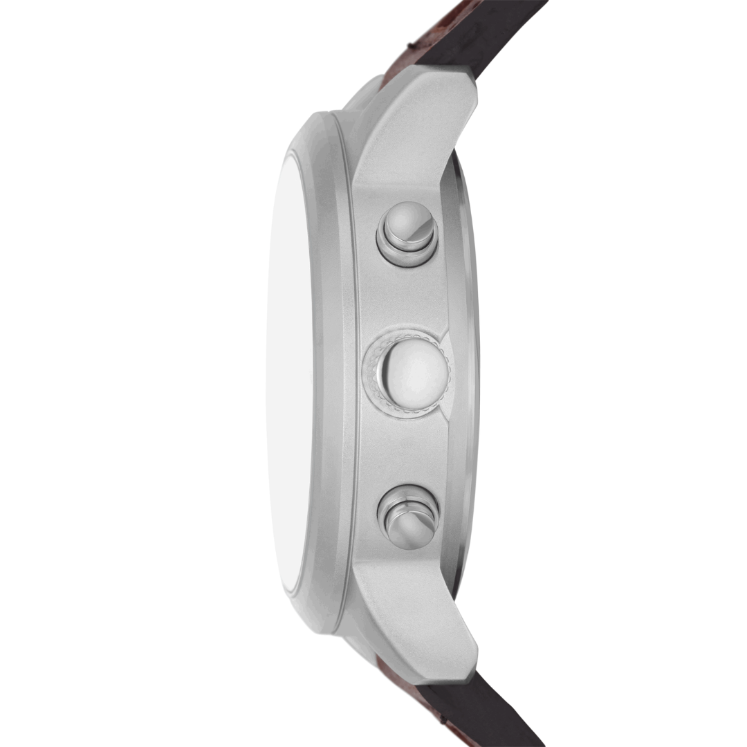 Reloj Análogo-Digital Casual Plateado de Hombre