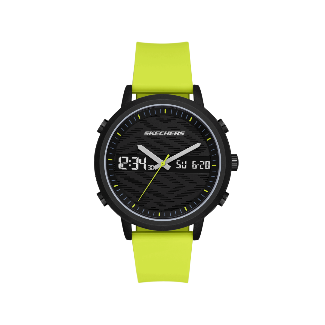 Reloj Análogo-Digital Casual Negro de Hombre