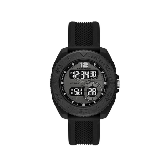Reloj Análogo-Digital Casual Negro de Hombre