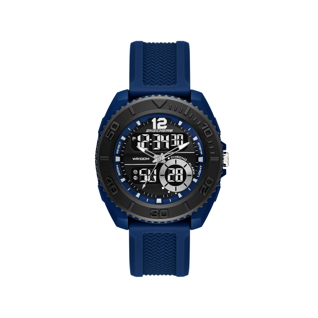 Reloj Análogo-Digital Casual Azul de Hombre