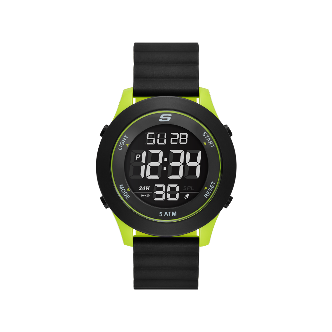 Reloj Digital Casual Verde de Hombre