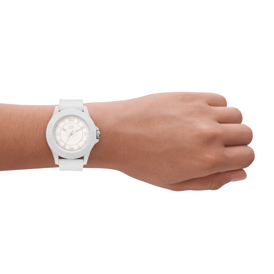 Reloj Análogo Casual Blanco de Mujer