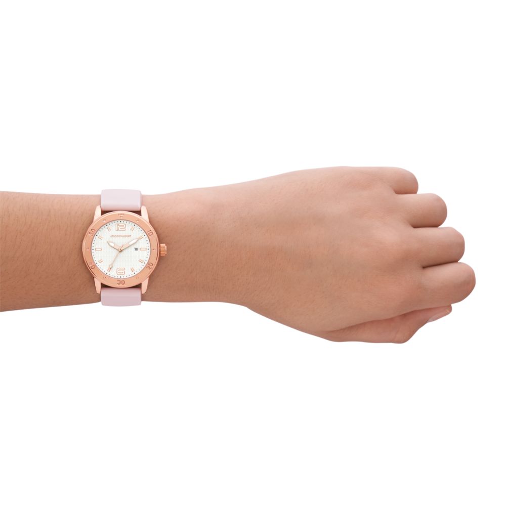 Reloj Análogo Sporty Casual Rosado de Mujer
