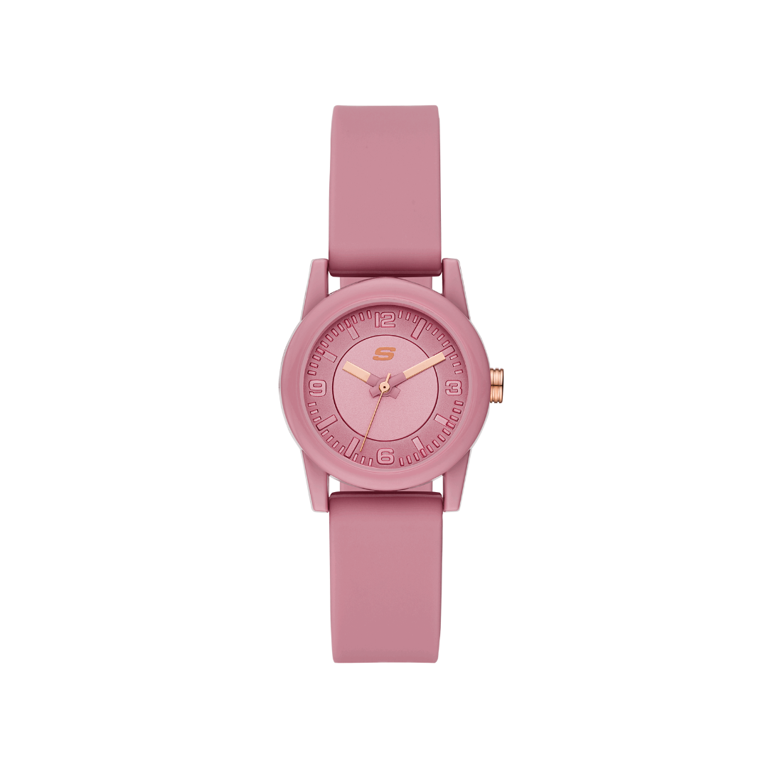 Reloj Análogo Casual Rosado de Mujer