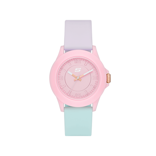 Reloj Análogo Casual Rosado de Mujer
