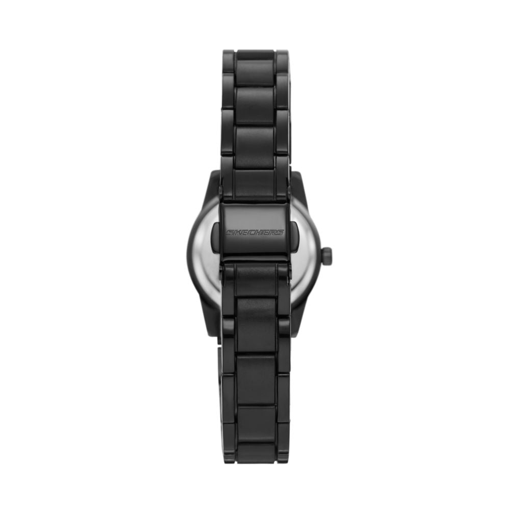 Reloj Análogo Palisades Casual Negro de Mujer