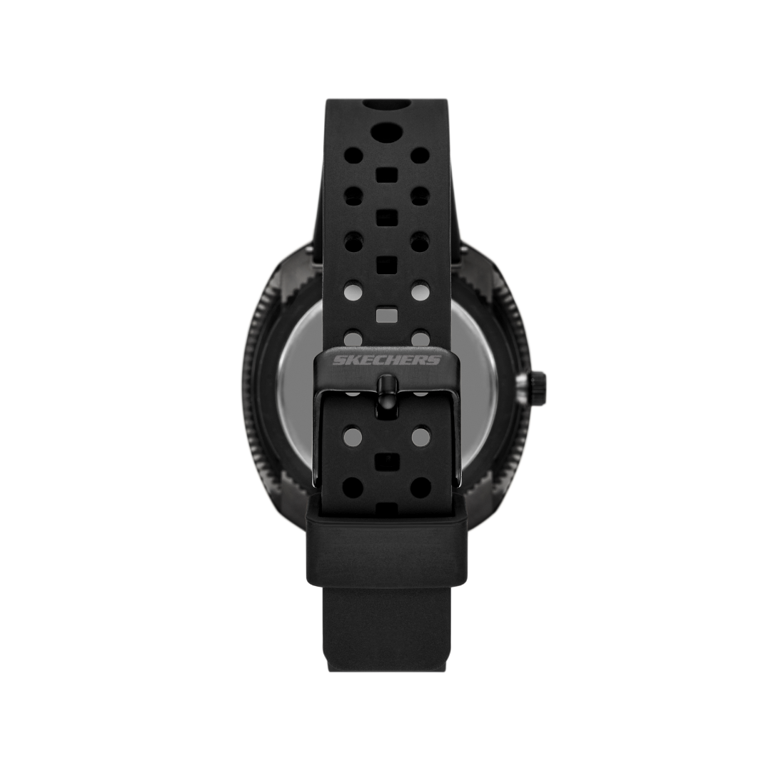Reloj Análogo Casual Negro de Mujer