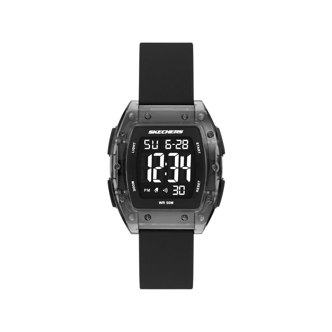 Reloj Digital Casual Negro de Mujer