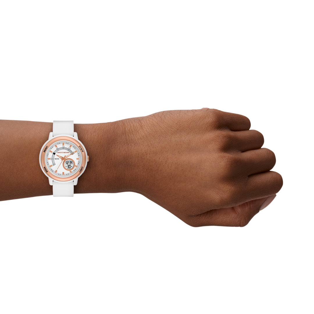Reloj Análogo-Digital Sport Blanco de Mujer