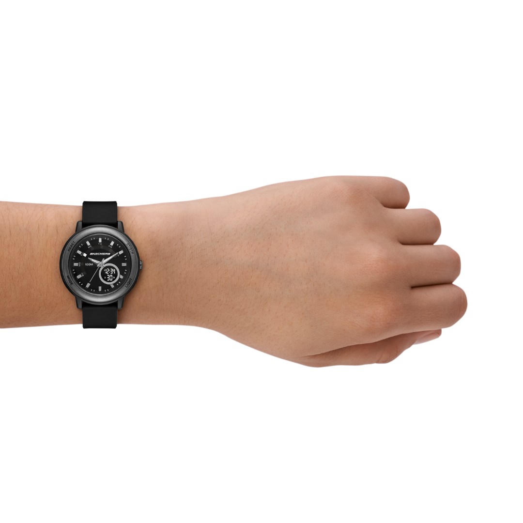 Reloj Análogo-Digital Sport Negro de Mujer