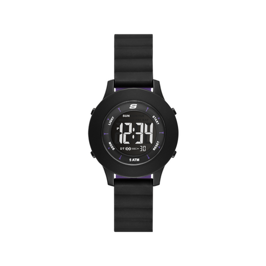 Reloj Digital Casual Negro de Mujer