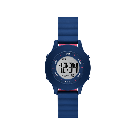 Reloj Digital Casual Azul de Mujer