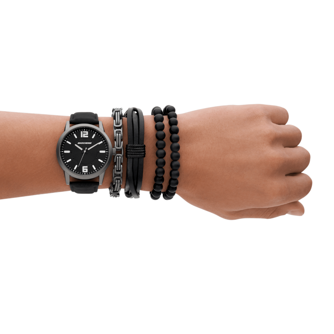 Reloj Análogo Casual Negro de Hombre