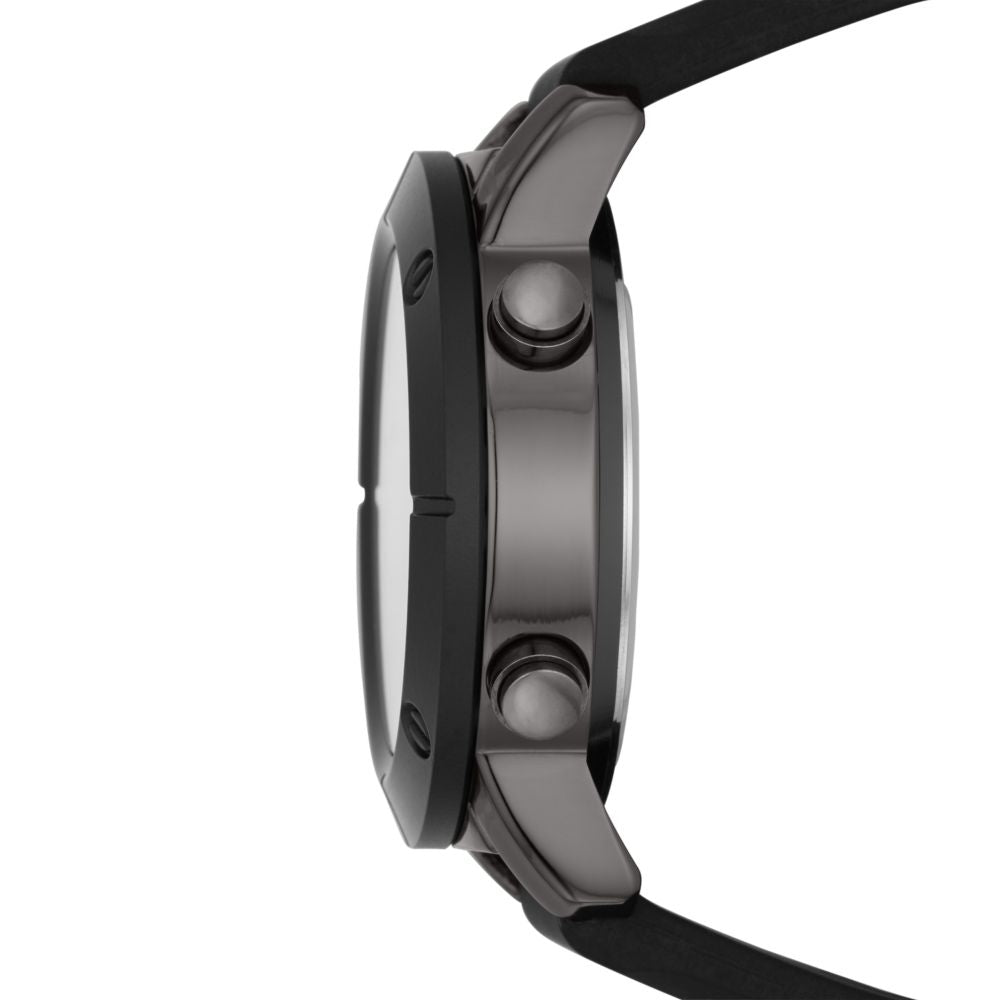 Reloj Digital Gunmetal Casual Negro de Hombre