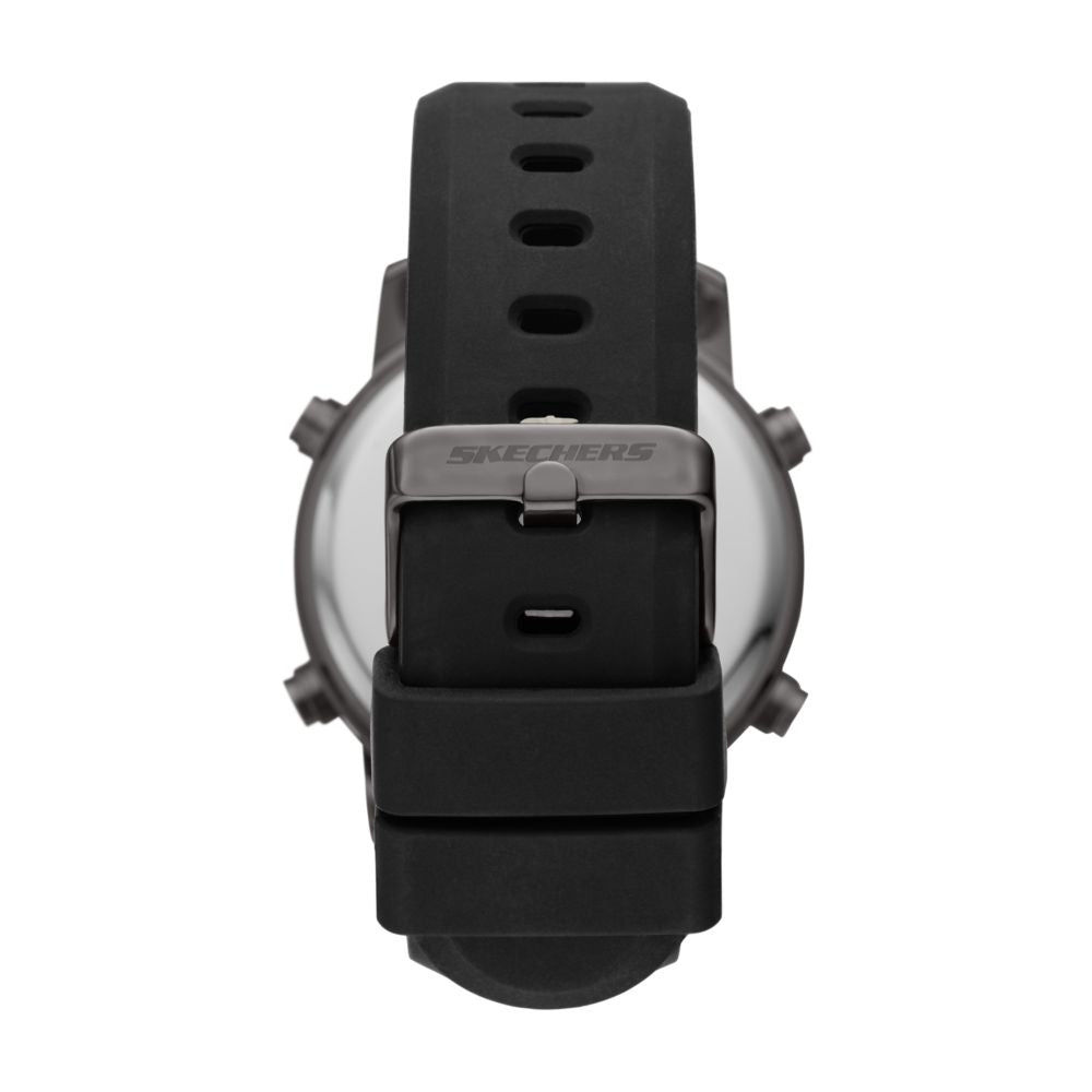 Reloj Digital Gunmetal Casual Negro de Hombre