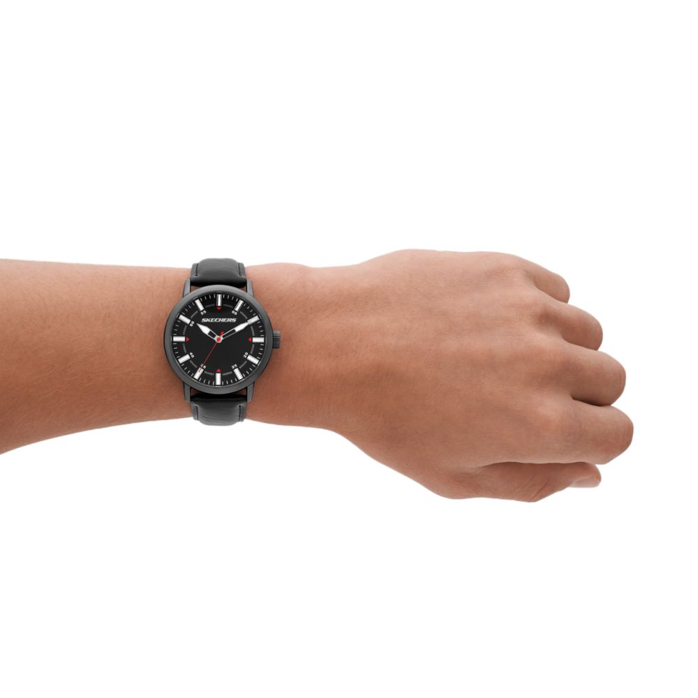 Reloj Análogo Gunmetal Casual Negro de Hombre