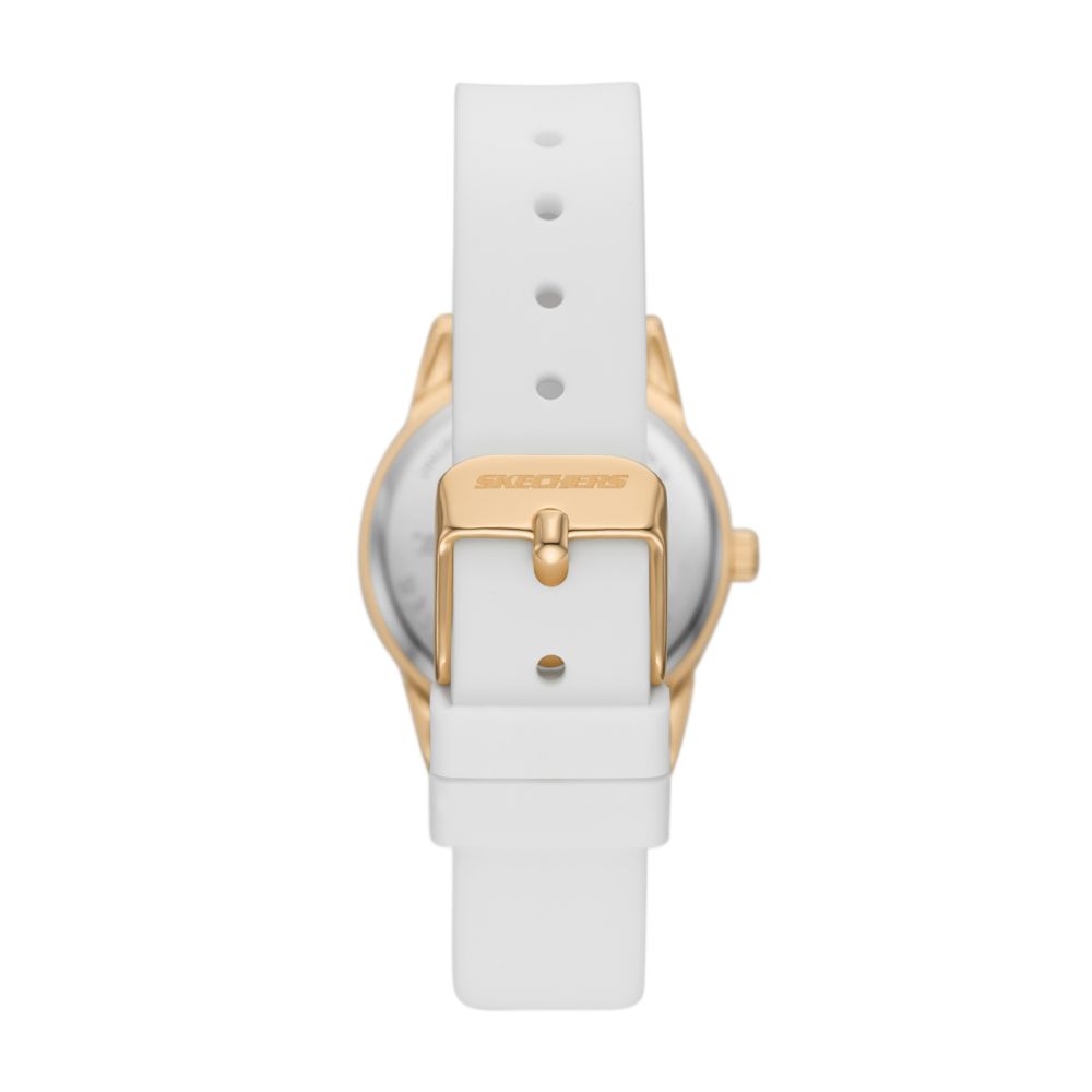 Reloj Análogo Gunmetal Casual Dorado de Mujer